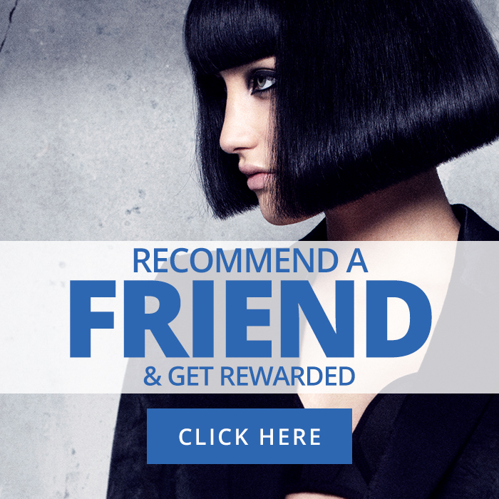 Recommend a Friend - Blue Hairdressing